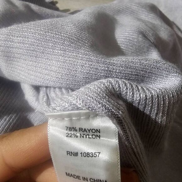 Worthington womens Sz XXL gray open cardigan sweater - Picture 8 of 8